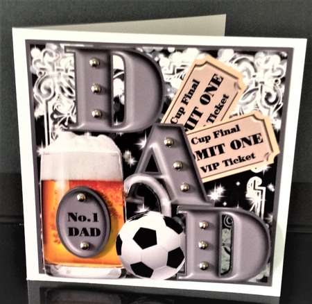 DAD - Beer & Football by Christine Todd