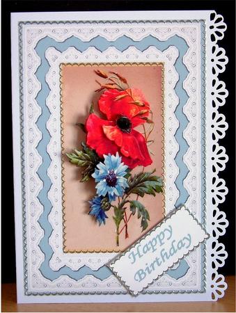 Pansy and Cornflower Two by Christine Todd