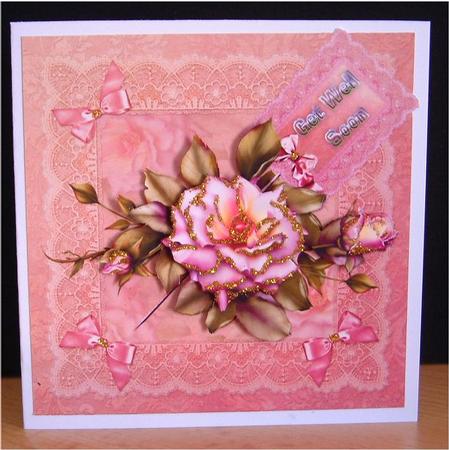 Get Well Soon Rose by Christine Todd