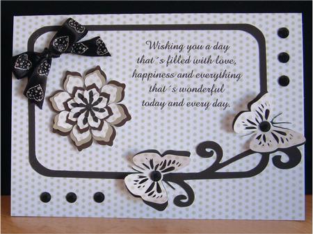 Butterfly Scroll Frame and Mat by Christine Todd