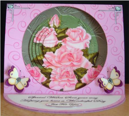 Butterflies and Roses by Christine Todd