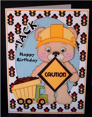 Construction Bear Topper 3 by Christine Todd