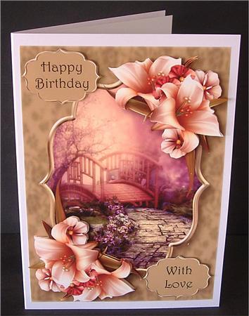 Beautiful Ivory Lilies Scene by Christine Todd