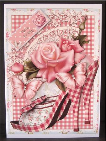 Gorgeous Gingham Shoes Topper by Christine Todd