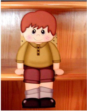 3D on the Shelf Card Kit - Little Boy Trev by Christine Todd