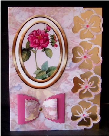 Over The Edge Floral Border 4 by Christine Todd