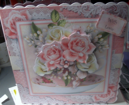 Wedding Rose Teacup  by Christine Wellard