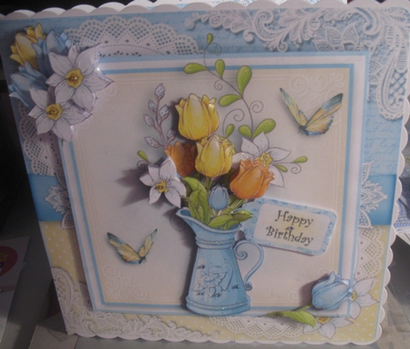 Spring Floral Jug  by Christine Wellard