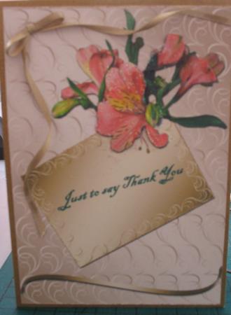 Birthday / Thank You / Congratulations Card 1 by Christine Wellard
