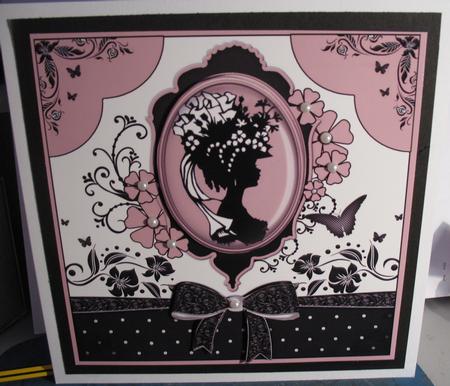 Elegant Antique Rose Cameo by Christine Wellard