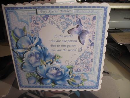 You Are the World Purple Roses Verse 8x8 Mini Kit by Christine Wellard