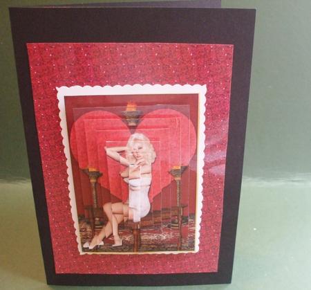Sexy Pinup 2 Oblong Pyramage by Christine Young