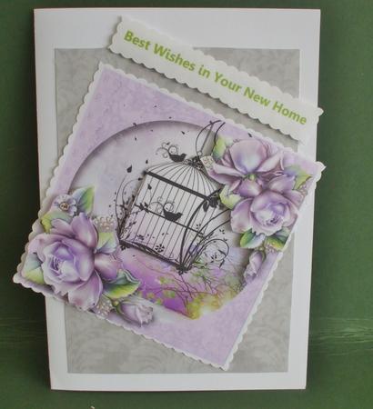 Silver Old Damask A4 Backing Paper by Christine Young