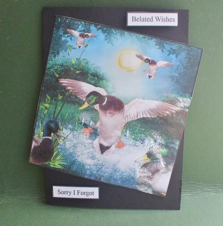 Duck Pond Splash with Decoupage by Christine Young
