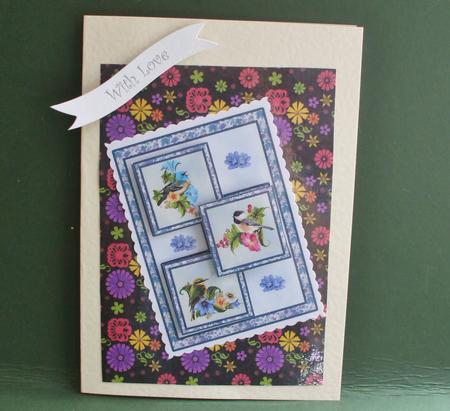 Funky Flowers Background Sheet by Christine Young