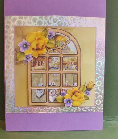 Spring Roses Around the Window by Christine Young