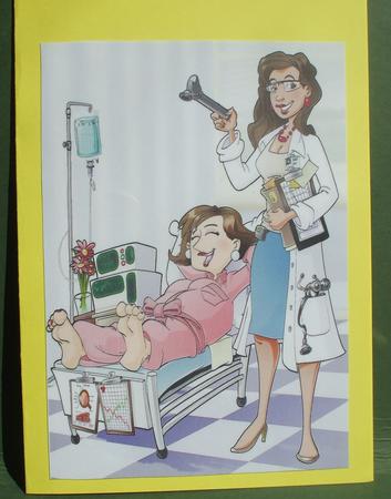 Get Well Soon Dudess A4 by Christine Young