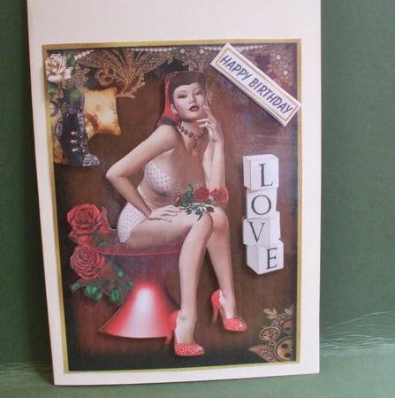 Pin Up Beauty 1 and 2 Toppers by Christine Young