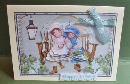 Take a Seat Shaped Pyramid Card by Christine Young