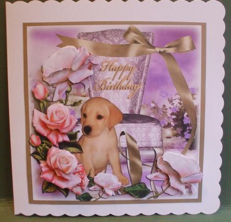 Happy Birthday - with Lots of Roses by Christine Young