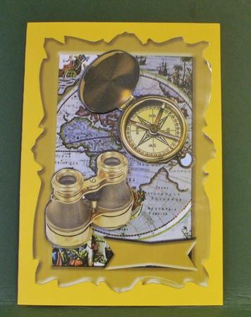 Male Relative Card - World Travel - All Occasion by Christine Young