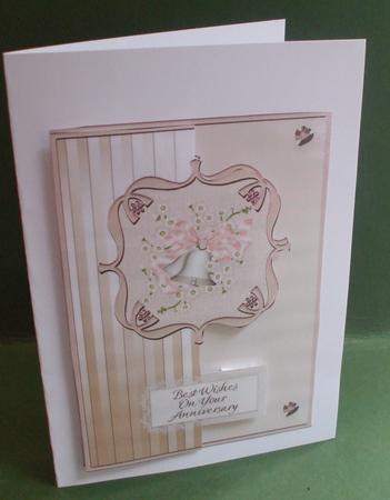 A4 Wedding Bells Anniversary Card by Christine Young