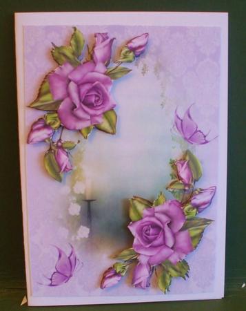 Soft Purple Heritage Roses by Christine Young