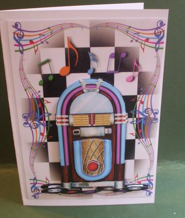 Jukebox Topper + Decoupage by Christine Young