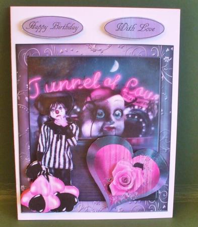 Twinkles and Tunnel of Love with Decoupage by Christine Young