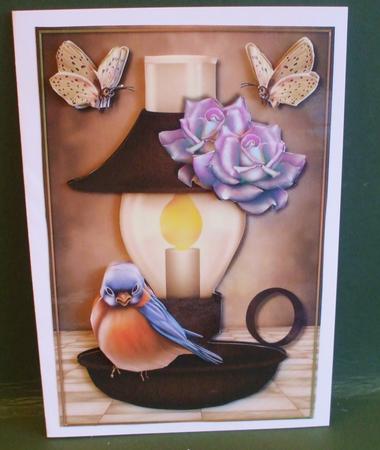 Antique Lamp Nature is Beautiful 3 by Christine Young