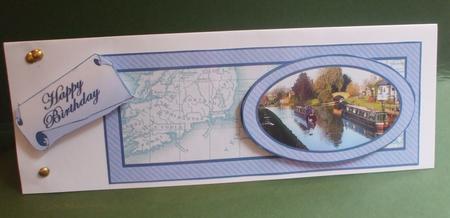Canal Dl Card with Oval Shape by Christine Young