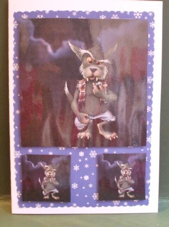 Here Comes the Wolfman Topper by Christine Young