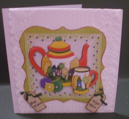 Clarice Teapot & Mug Decoupage by Christine Young