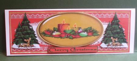 Long Christmas Card by Christine Young