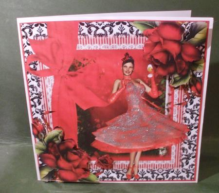 Cheers! Quick Topper Card Front by Christine Young