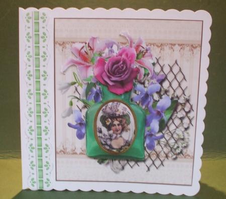 Pretty Digital Ribbons with Lace Edge by Christine Young