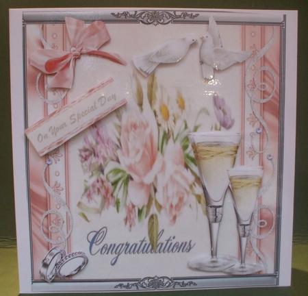 Beautiful Anniversary / Wedding Card or Engagement Card by Christine Young