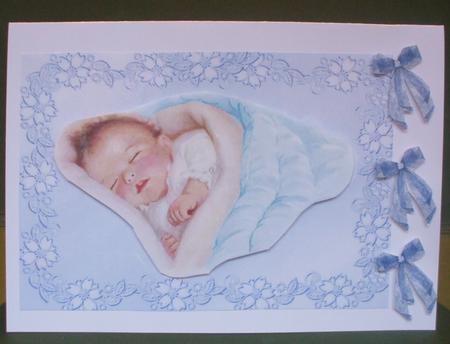 Gorgeous Baby Boy A4 by Christine Young