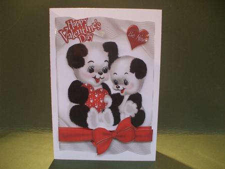 Cute Pair of Love Pandas with Heart & Bow by Christine Young