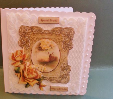 The Windmill on the Hill Card with Decoupage by Christine Young