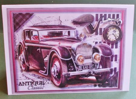 Beautiful Antique Classic on the Road by Christine Young