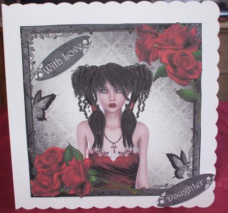 The Gothic Portrait 7x7 by Christine Young
