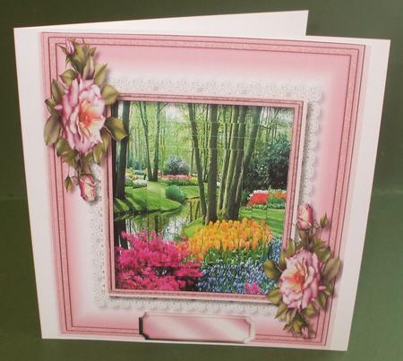 Beautiful Summer Flowers , Pyramid by Christine Young