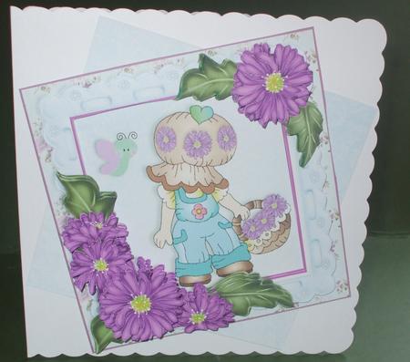 Sunbonnets Spring Mini-kit - Spring Basket by Christine Young
