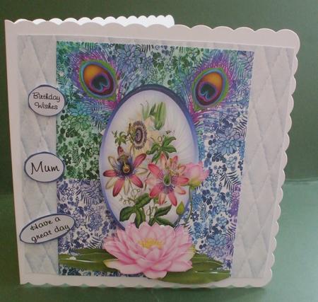 Passion Flower and Lily by Christine Young