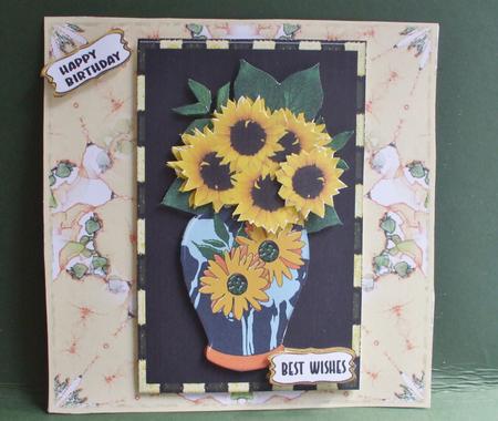 Clarice Sunflowers by Christine Young