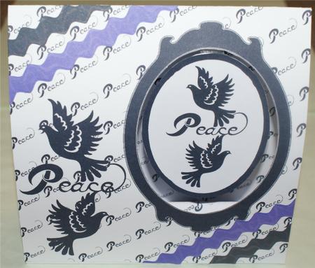 Doves of Peace Tent Card Kit by Christine Dixon