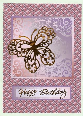 Etched Glass Card Fronts & Text Plate #1 by Christine Dixon