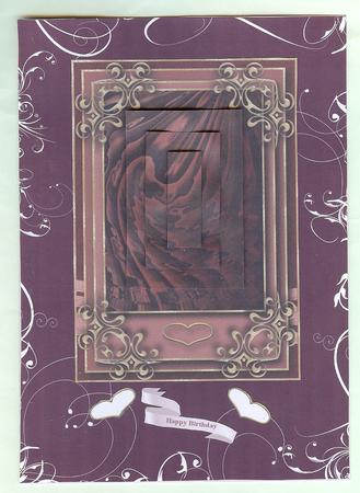 Folds of Silk Card Front 3 by Christine Dixon