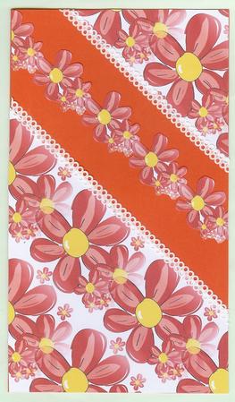 Reddidy Red Funky Flower Paper Large by Christine Dixon